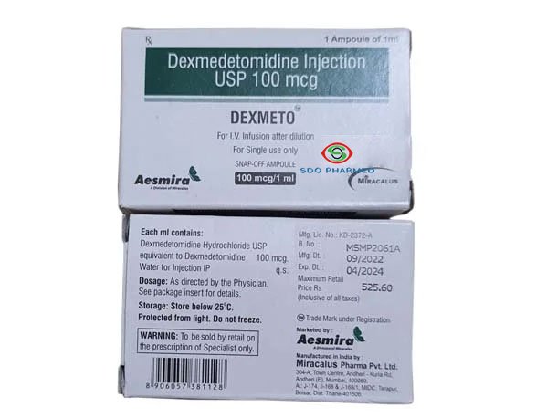 Dexmeto 100 mcg Injection