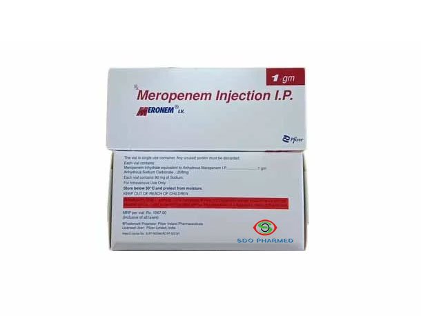 Meronem 1000 mg Injection